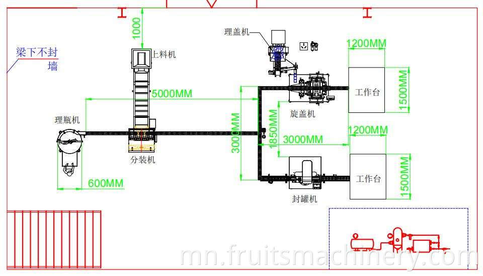 Kimchi Pickle Filling Production Line